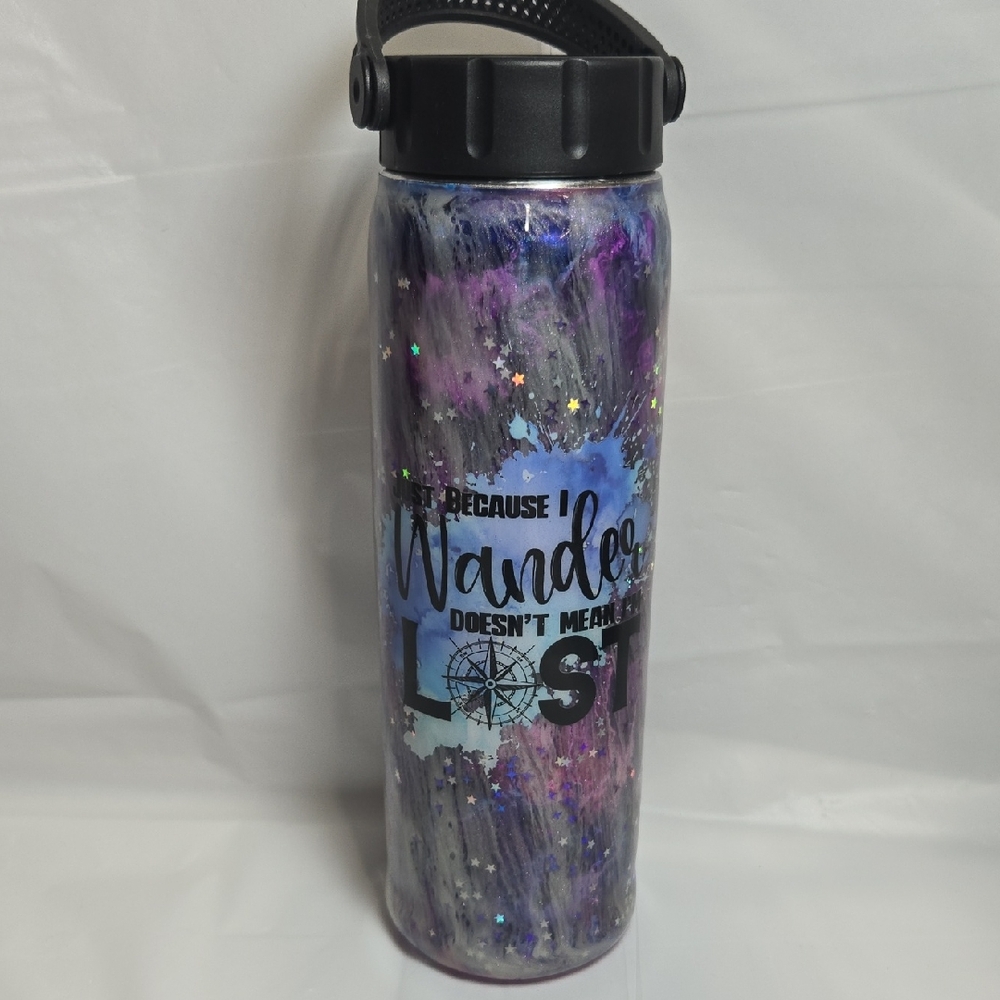 22oz Purple and Blue Travel Tumbler